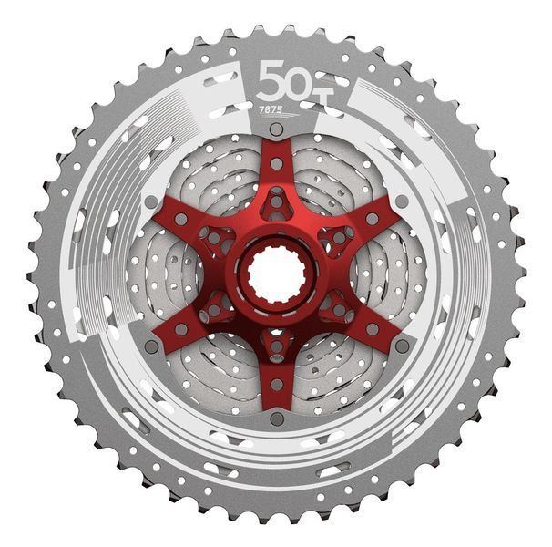 Касета 11-k&nbsp;11-51T&nbsp;SUN&nbsp;RACE&nbsp;MX8&nbsp;MTB,&nbsp;алюмінієвий&nbsp;павук,&nbsp;Metallic&nbsp;Silver 2733109196 фото