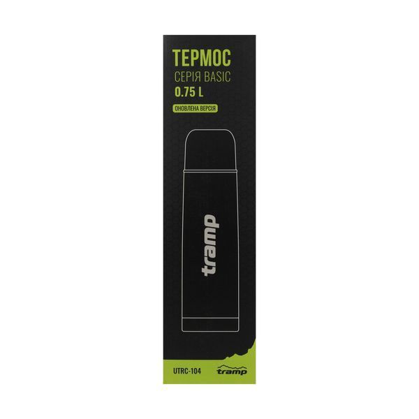 Термос TRAMP Basic 0,75 л UTRC-104, black red, red 2711333668 фото
