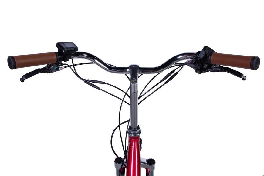Велосипед з електроприводом 26" ST Dorozhnik eLUX Vbr FR рама-17" 36B 13А*г 500Вт сливовий (матовий) 2026 2898776598 фото